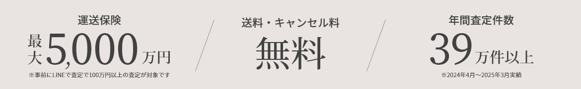 宅配買取 アピールポイント